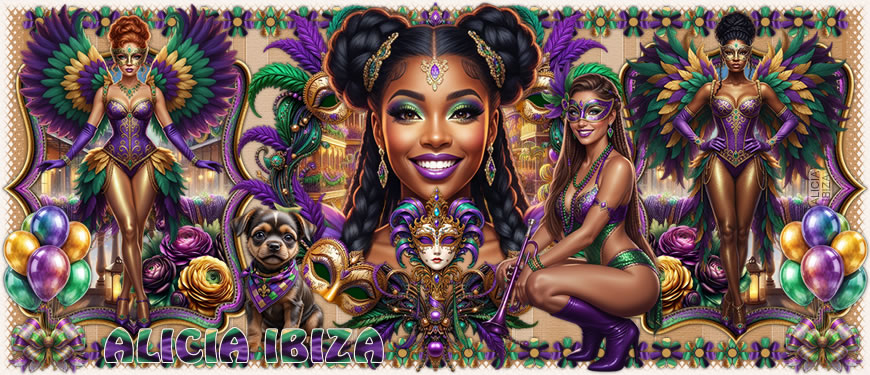 Celebrant Carnaval aliciaibiza