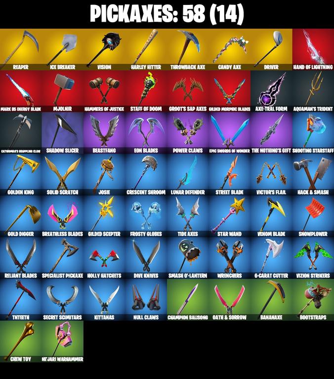 pickaxes comp