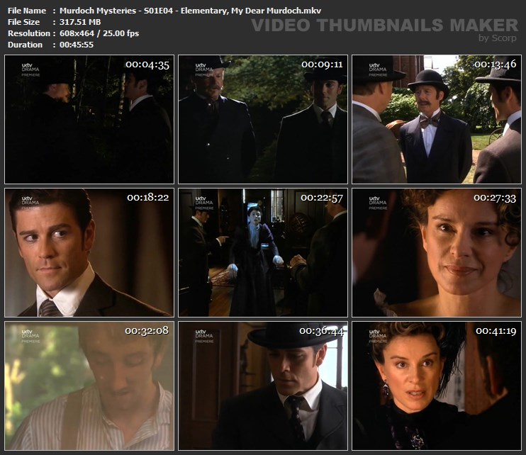 Murdoch Mysteries - S01E04 - Elementary, My Dear Murdoch.mkv