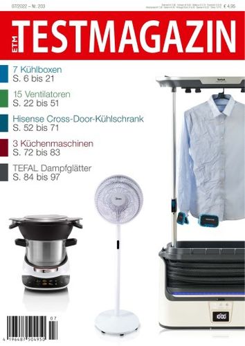 Cover: Etm-Test Verbrauchermagazin Magazin No 07 2022