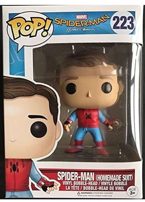 Amazon: Funko Pop! Marvel - Spider-Man Homecoming Homemade Suit Unmasked Spidey | Envío gratis con Prime