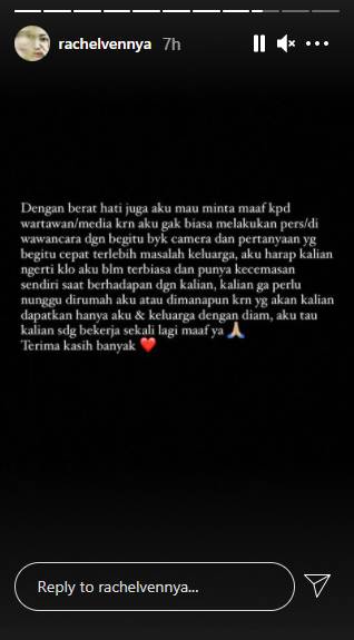 Postingan Rachel Vennya