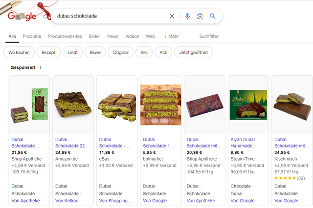 Dubai-Schokolade