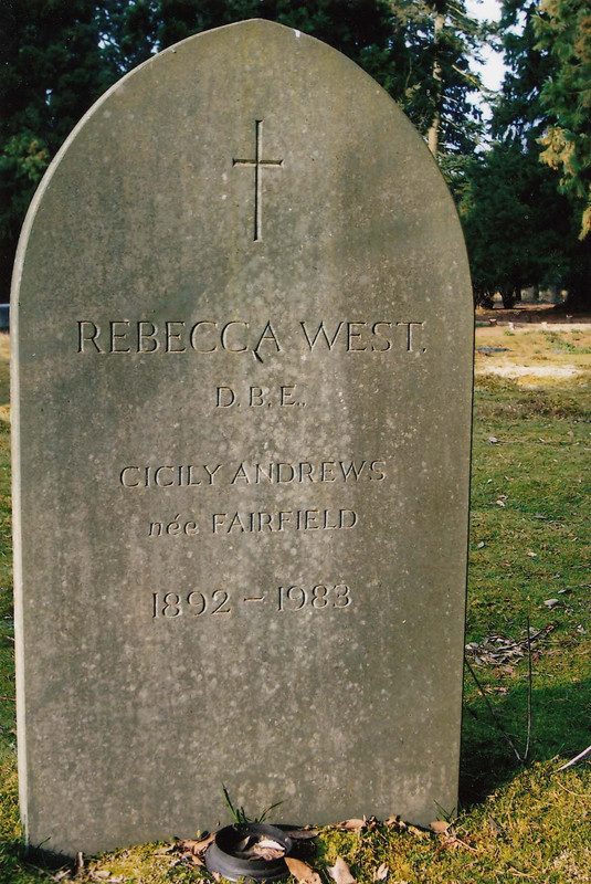 REBECCA-WEST-S-GRAVE-HEADSTONE