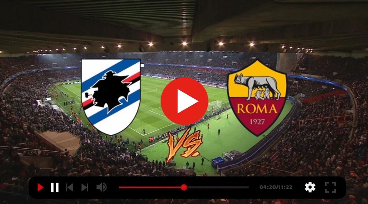 Sampdoria-Roma Streaming Gratis ROJADIRECTA in italiano Video Live.