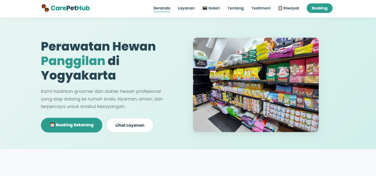 Website CarePetHub