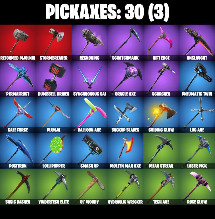 pickaxes comp