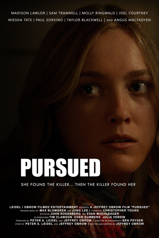 Pursued 2025 Thriller Movie Poster Action Crime Suspense Film