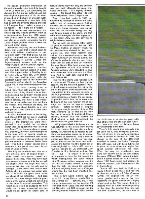 Lotus Fifteen SCW 03 TNF