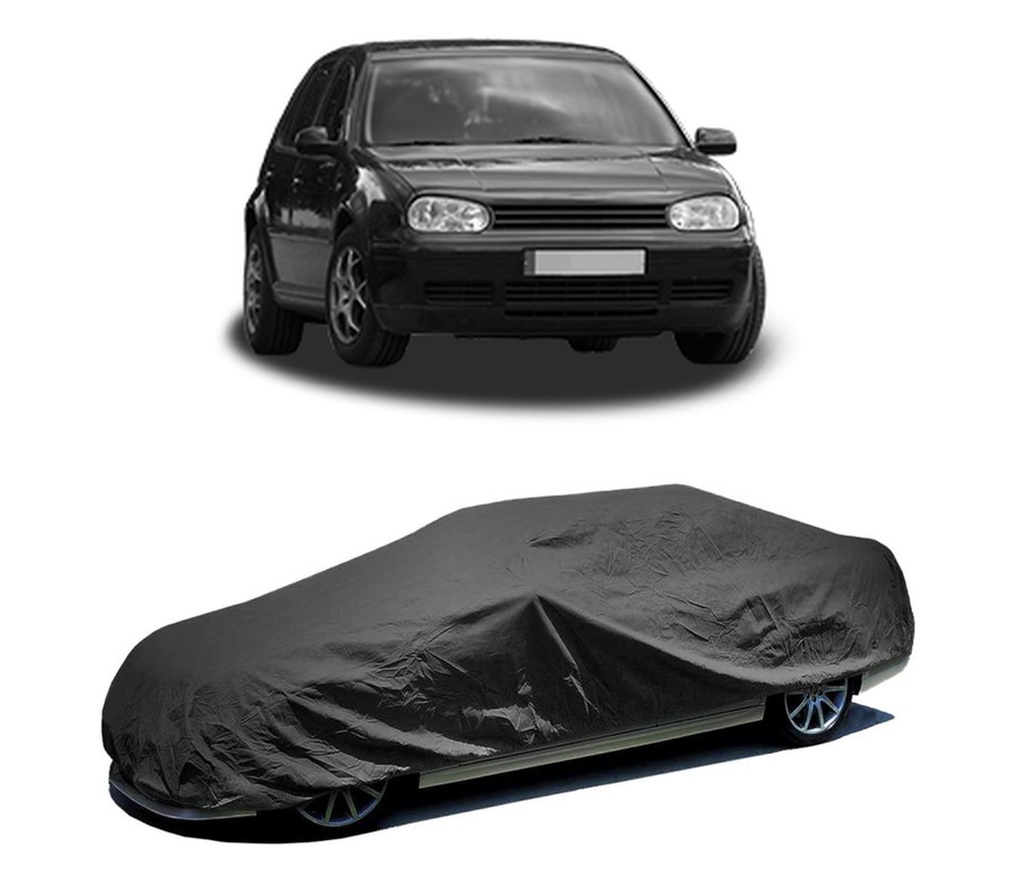 Husa tip prelata auto pentru Volkswagen Golf IV Van (1J1) 1997 - 2004,culoare negru, material textil impermeabil, rezistanta la intemperii praf UV, CARPASSION Husa Protectie