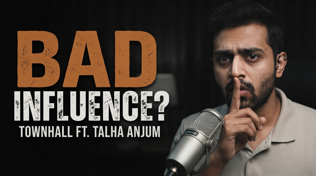 Result of: Podcast & Interview YouTube Thumbnail AI Prompt | Dark Studio Style