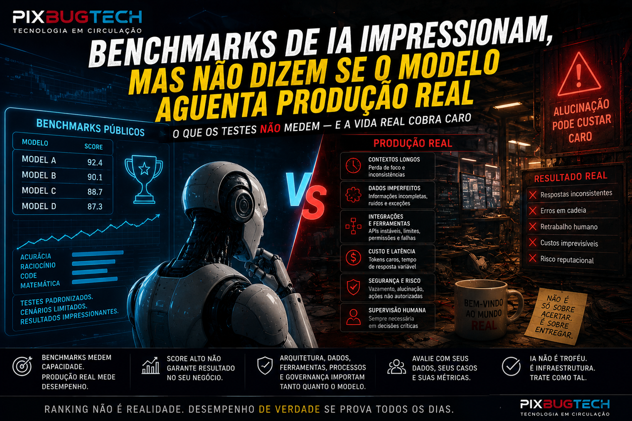 Benchmarks de IA estão ficando bons demais para medir pouco demais