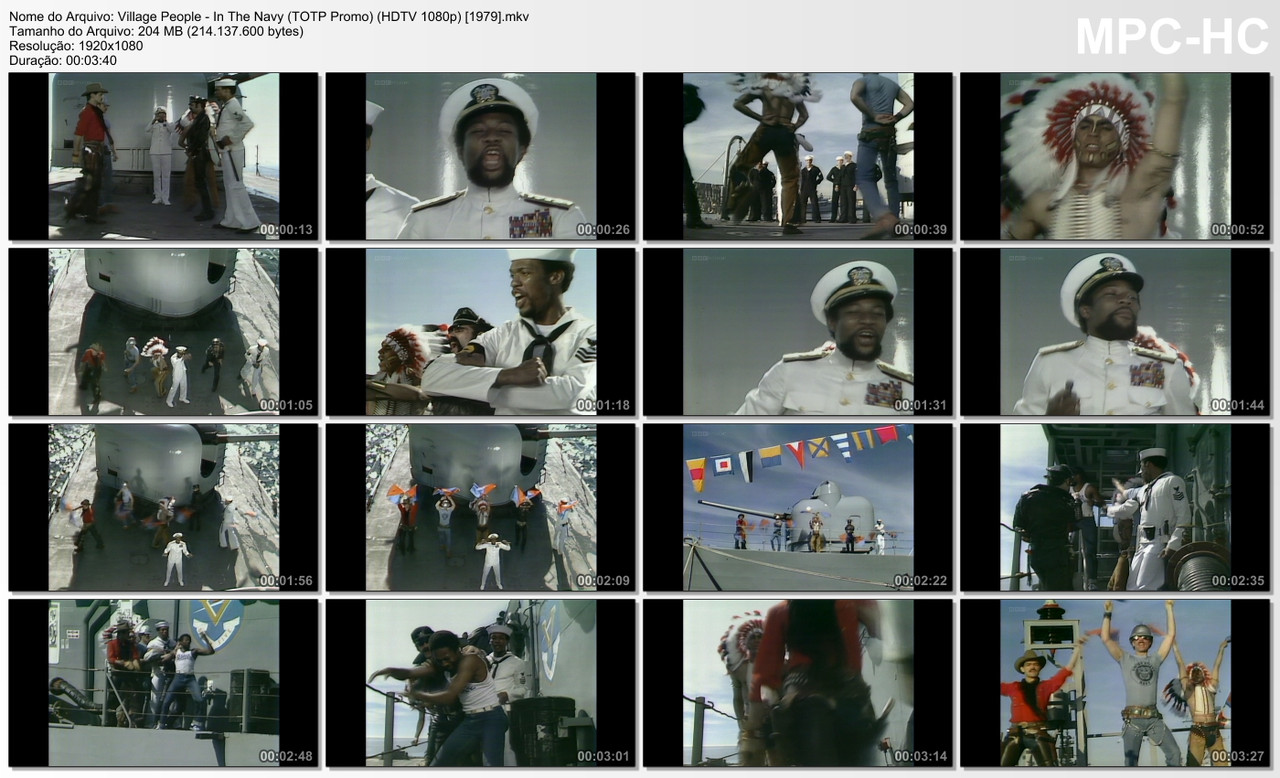 Village People - In The Navy (TOTP Promo) (HDTV 1080p) [05.04.1979]