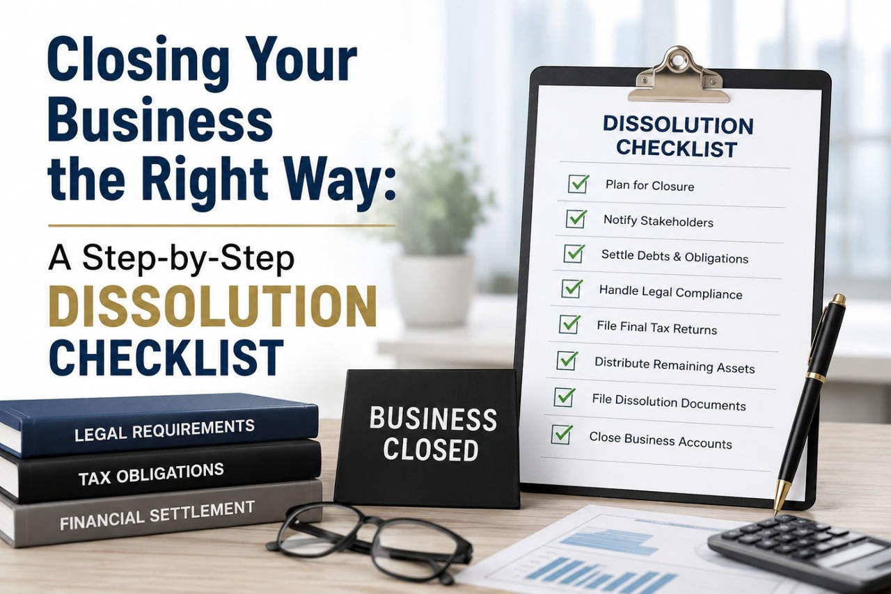 Closing Your Business the Right Way: A Step-by-Step Dissolution Checklist