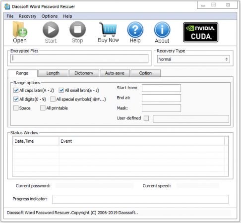 Daossoft Word Password Rescuer 7.0.1.1 Daossoft Word Password Rescuer 7.0.1.1