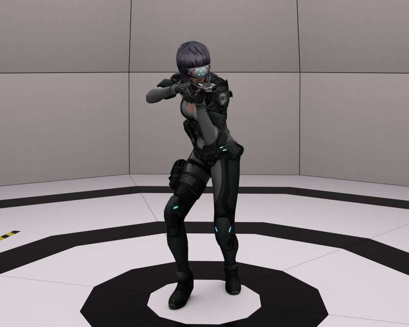 Kusanagi Motoko For G8F - by Shinteo (First Time in the Z0NE)