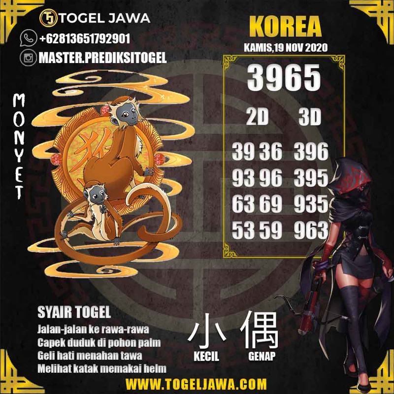 Prediksi Korea Tanggal 2020-11-19