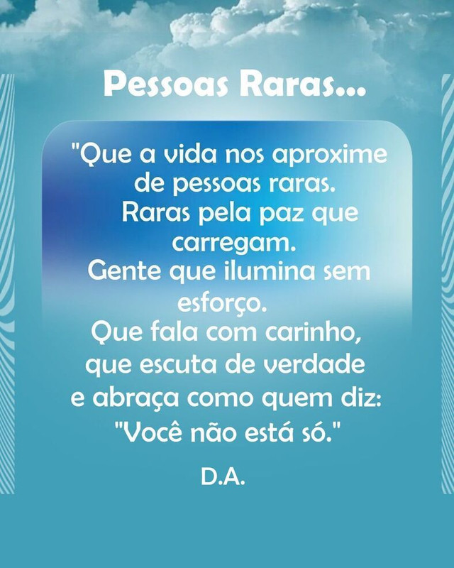 Pessoas Raras...