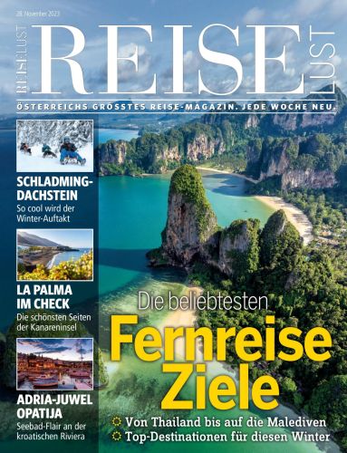 Cover: Reiselust Magazin No 48 vom 28  November 2023