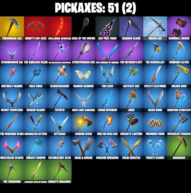 pickaxes comp