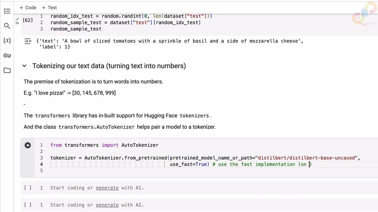 10 Preparing Text Data for Use with a Model Part 3 Getting a Tokenizer 892K mp4 0001