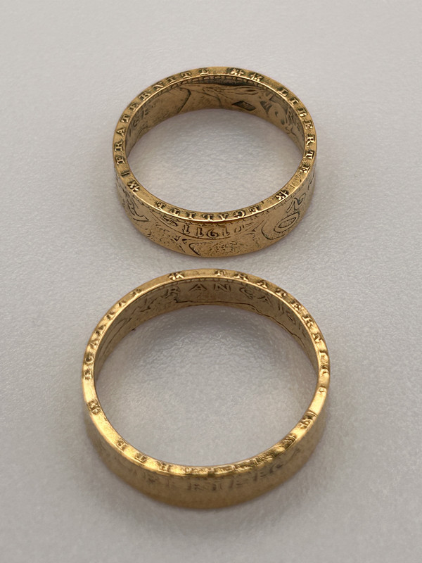 Bague pièce monnaie