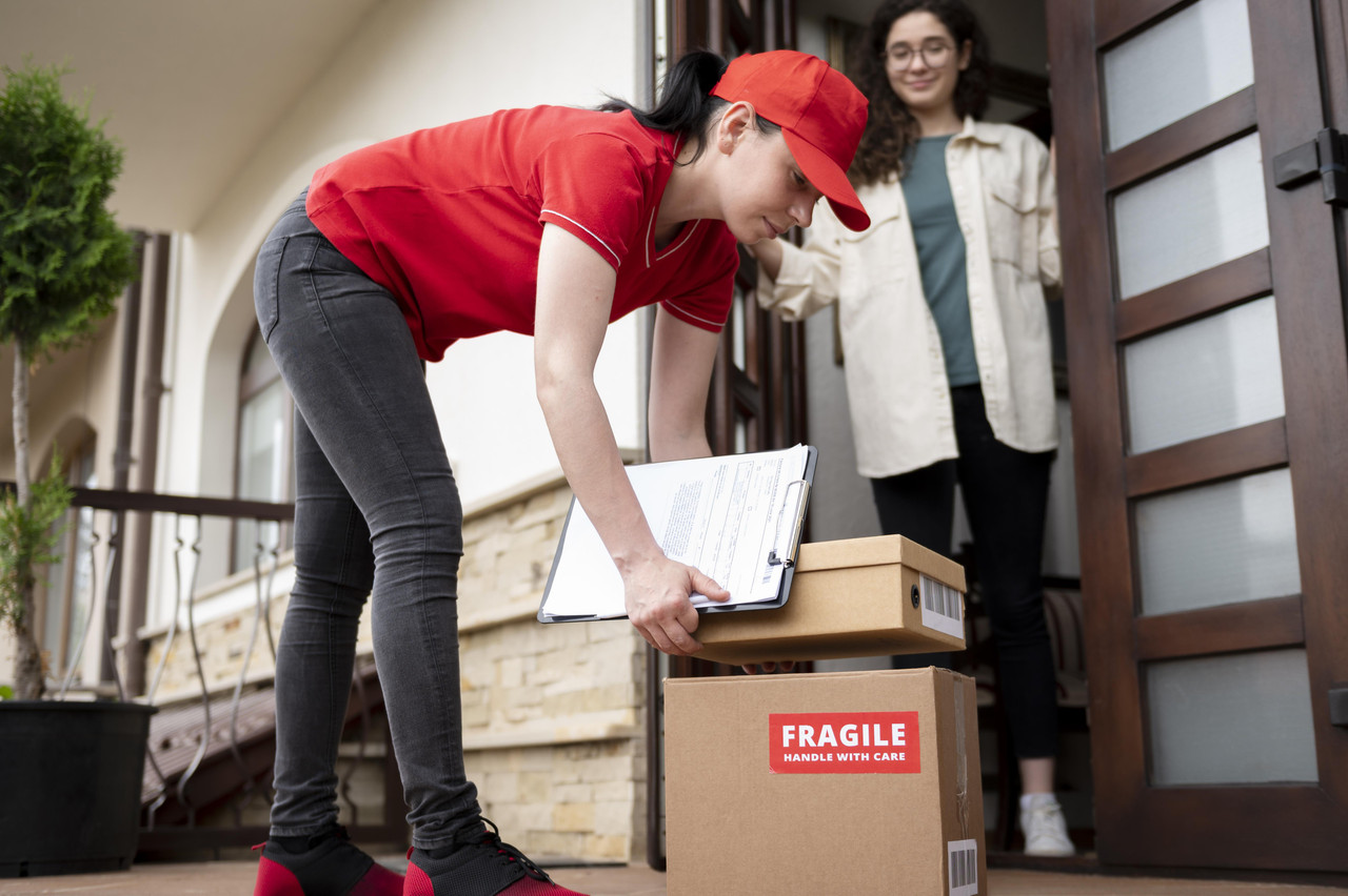 Corporate relocation team packing boxes RoyalField
