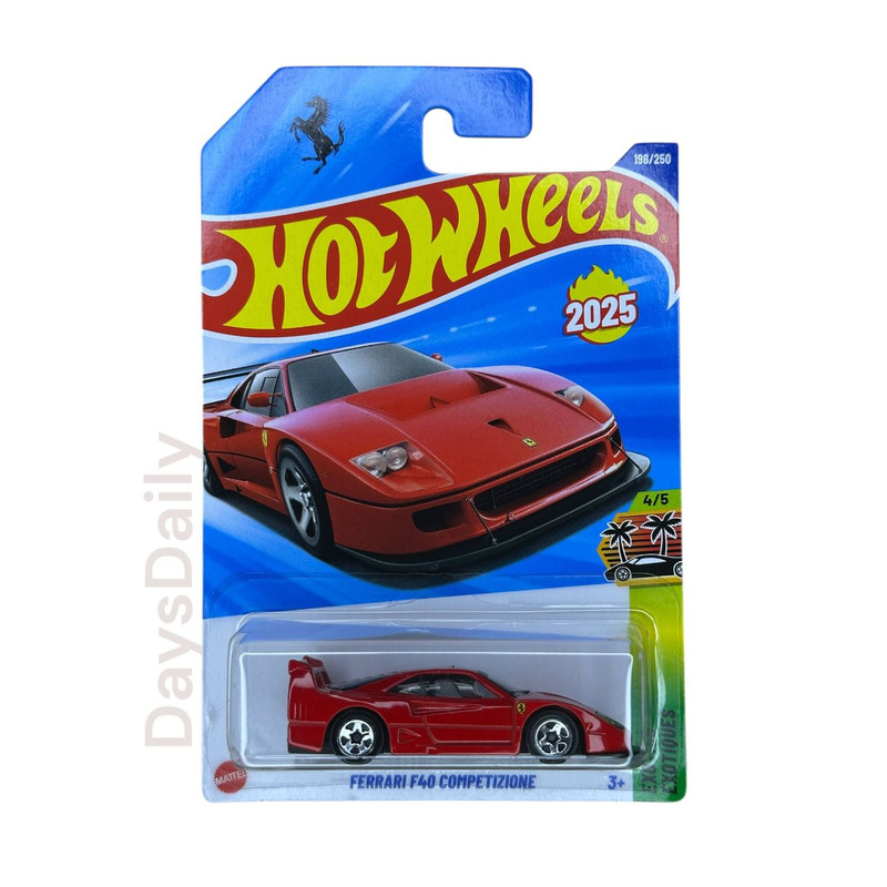 ミニカー Hotwheels 2025 Ferrari F40 competizione HOT WHEELS FERRARI F40 COMPETIZIONE - The Toy Book