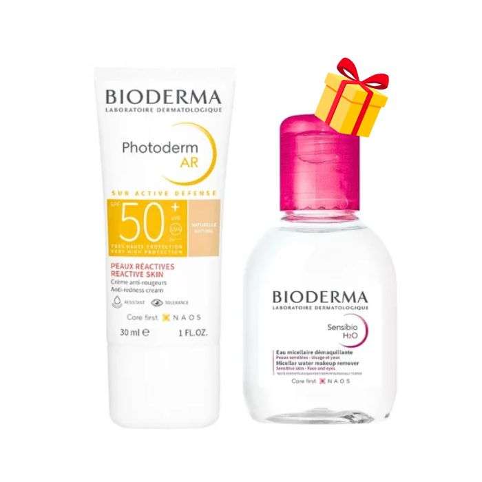 Bioderma Photoderm AR Crème Solaire Teintée + Eau Micellaire Offerte