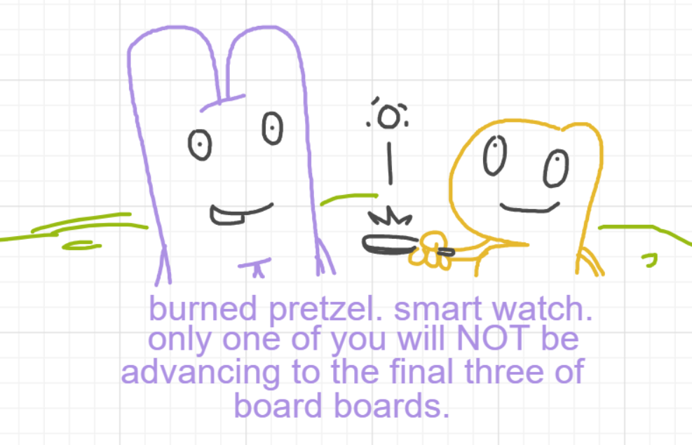 A panel from The Prime Number Few, episode eight of the Board Boards object show by Furretwalk/WalkingFurret.