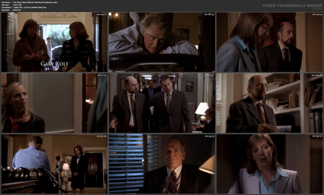 The West Wing S06E10 Faith Based Initiative.mkv