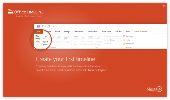 Office Timeline Plus / Pro Edition 5.00.00.00