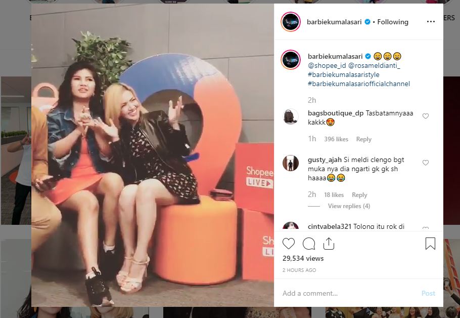 Barbie Kumalasari chita-chat pakai Bahasa Inggris