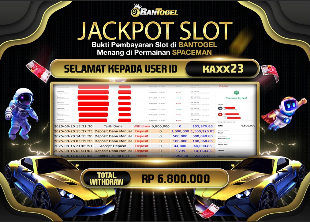 BUKTI JACKPOT LUNAS BANTOGEL