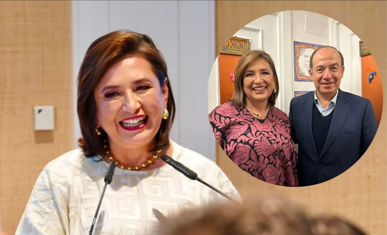 Xóchitl Gálvez asegura no recibir consejos de Felipe Calderón