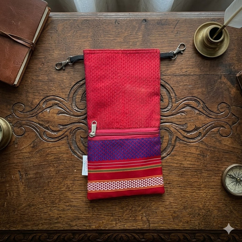 Qyaari Khun Fabric Chanchi Potli Bag | Women’s Ethnic Pouch | Festive & Modern Styling Accessory