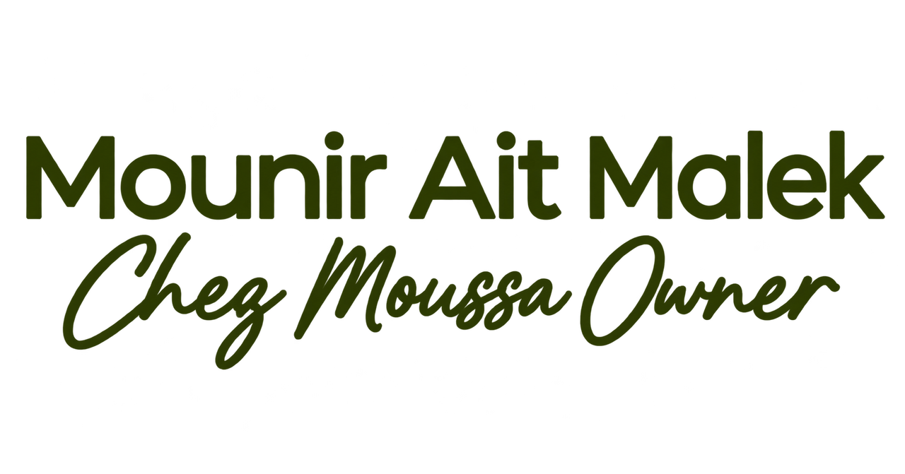 Mounir Ait Malek, Chez Moussa owner
