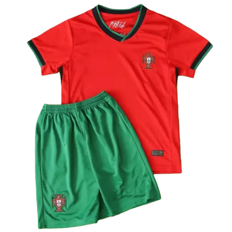 2024 UEFA Portugal home Kids kit