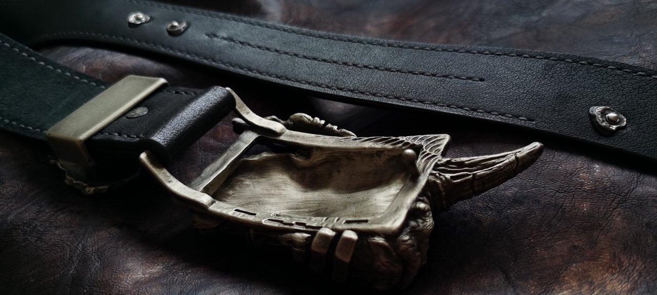 пряжка носорог литой ремень10