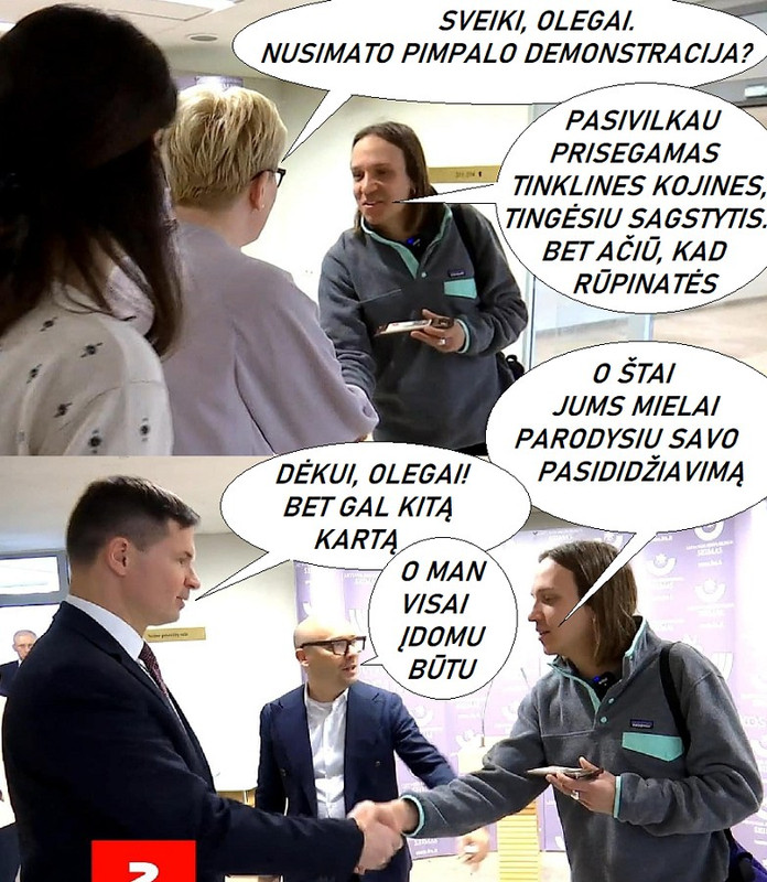 Viešoji tvarka - pažeista, demokratijos šventovė – išniekinta, bet striptizas atliekamas nebuvo!