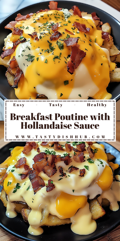 Breakfast Poutine with Hollandaise Sauce