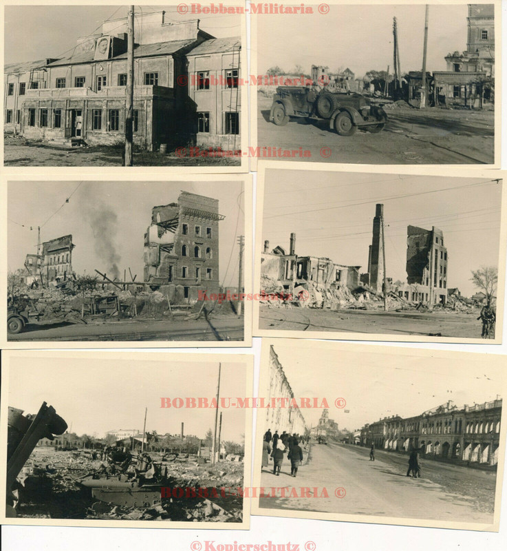 Russland Woronesch GR.532 combat Einmarsch Häuser Ruinen Einsatz 383.ID2