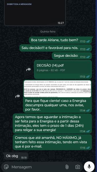 TOIs e cobranças contestados judicialmente