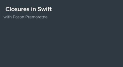 Closures in Swift Closures in Swift