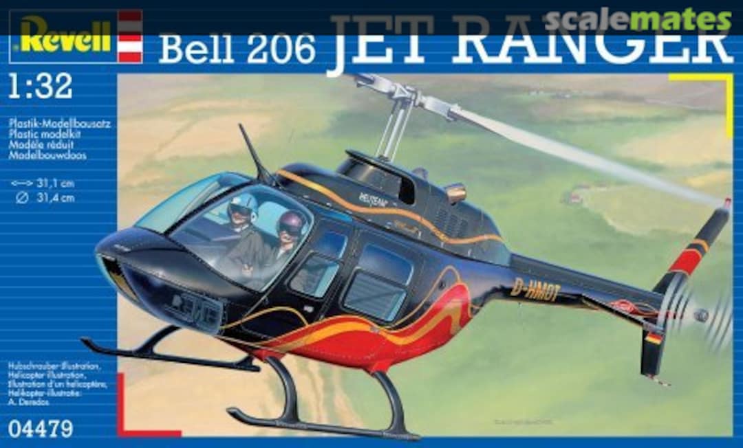 Expositor] Bell 206 Jet Ranger - Revell - 1/32 - PlastiBrasil.com