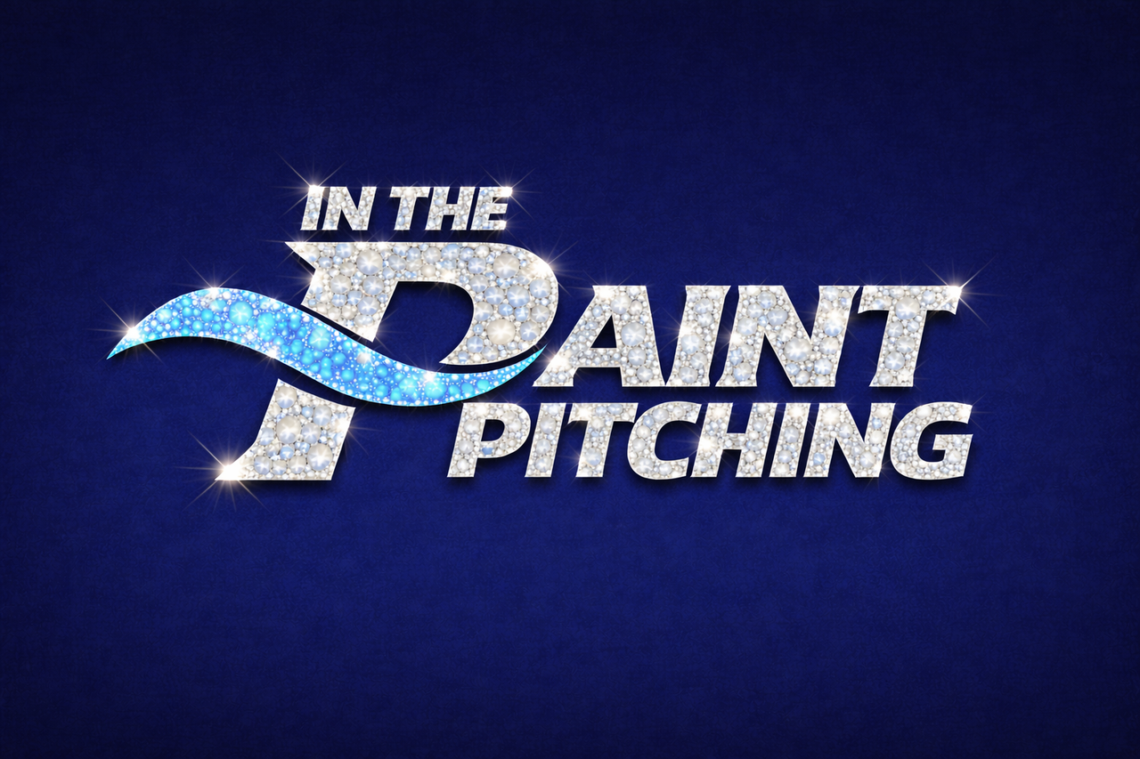 In the Paint Pitching Logo