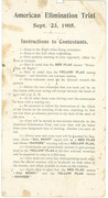 1905 Vanderbilt Cup Rules