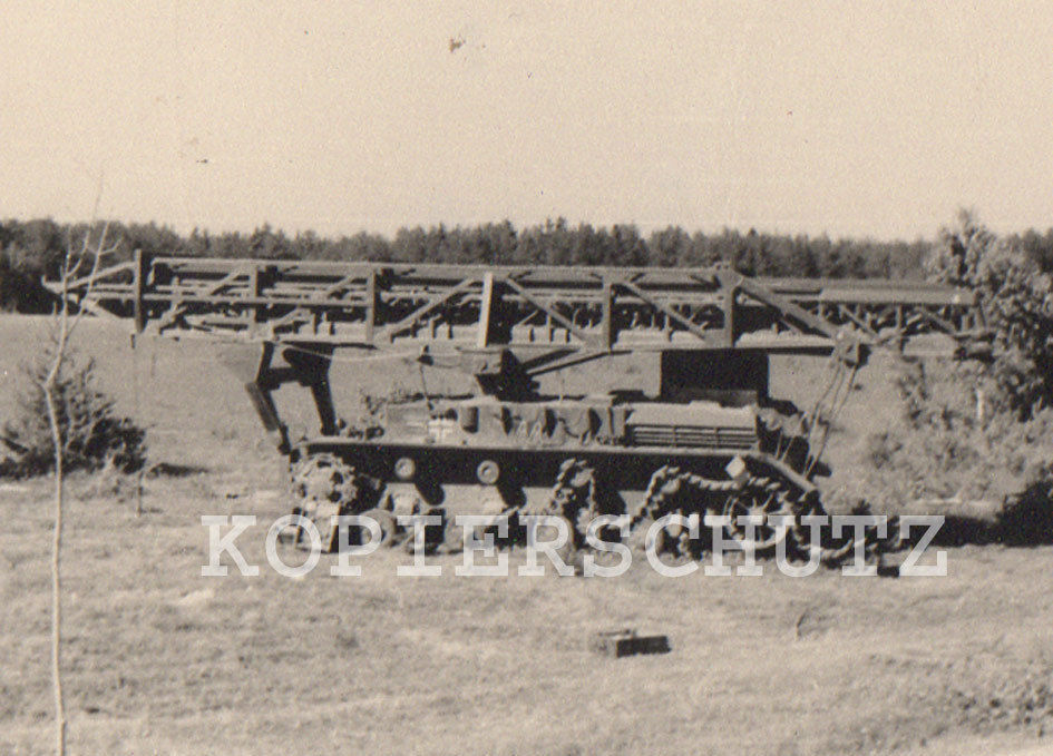 Original Foto deutsche Brückenleger  Brückenlege