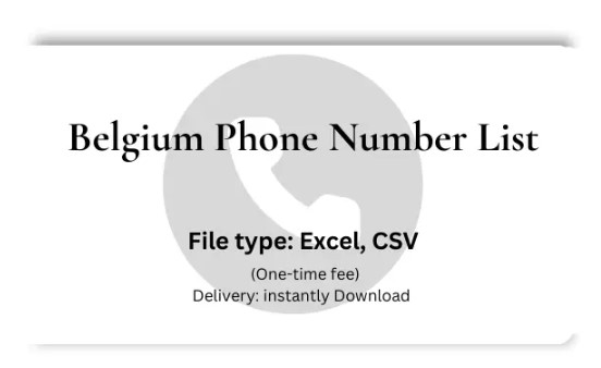 Belgium Phone Number List 5 Million Cell Numbers Copy Copy