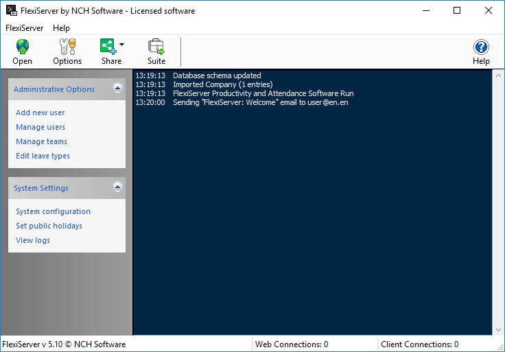 NCH FlexiServer v6.00 NCH FlexiServer v6.00